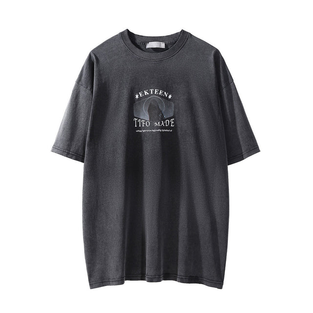 Fashion American Printed T-shirt Men