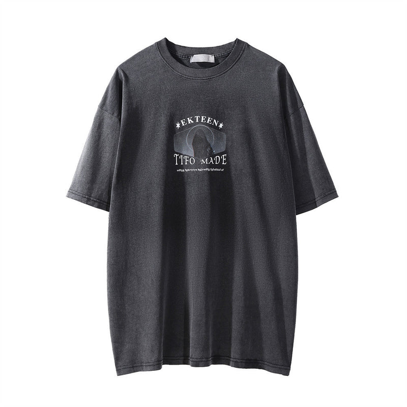 Fashion American Printed T-shirt Men